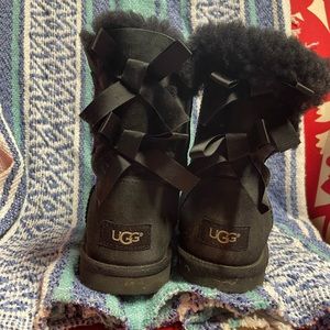 Ugg Black Bow Boots